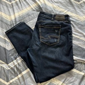 Silver jeans Avery ankle skinny jeans size 36